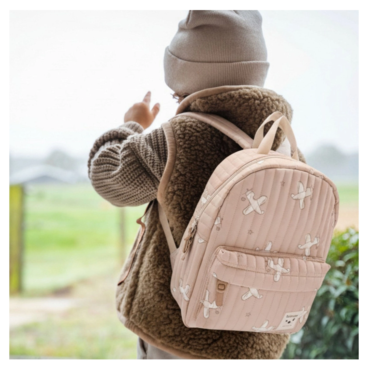 Kidzroom Wonderful Worlds Backpack beige - Afbeelding 2