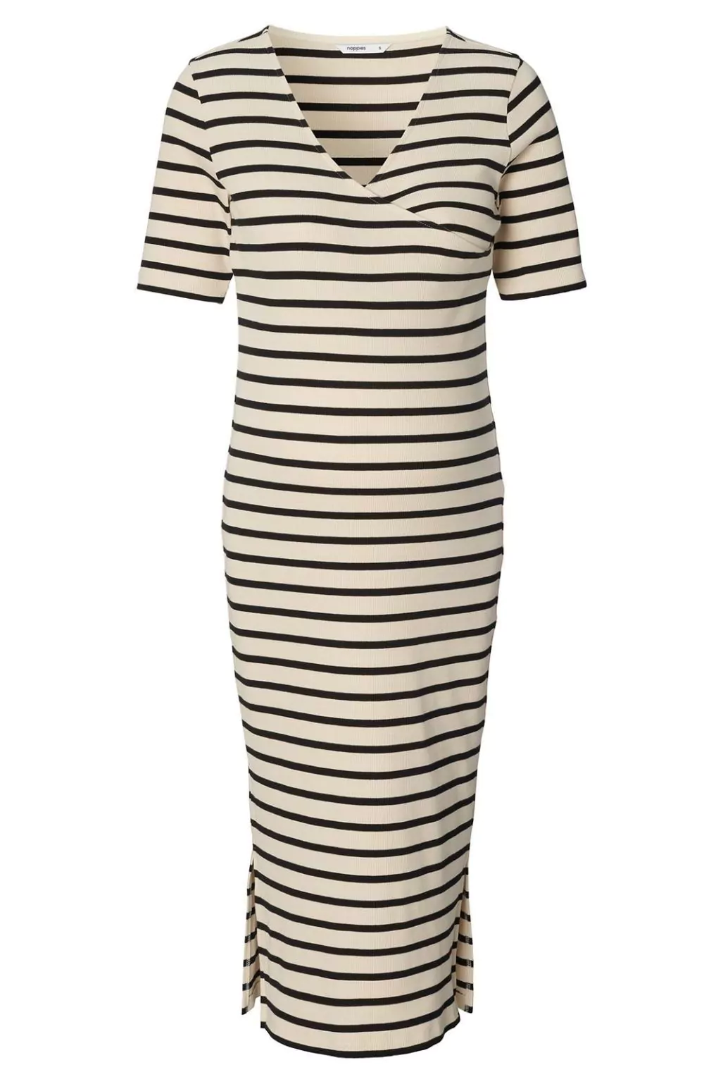 Noppies jurk met voedingsfunctie Soiree - Cream Stripe - Afbeelding 3