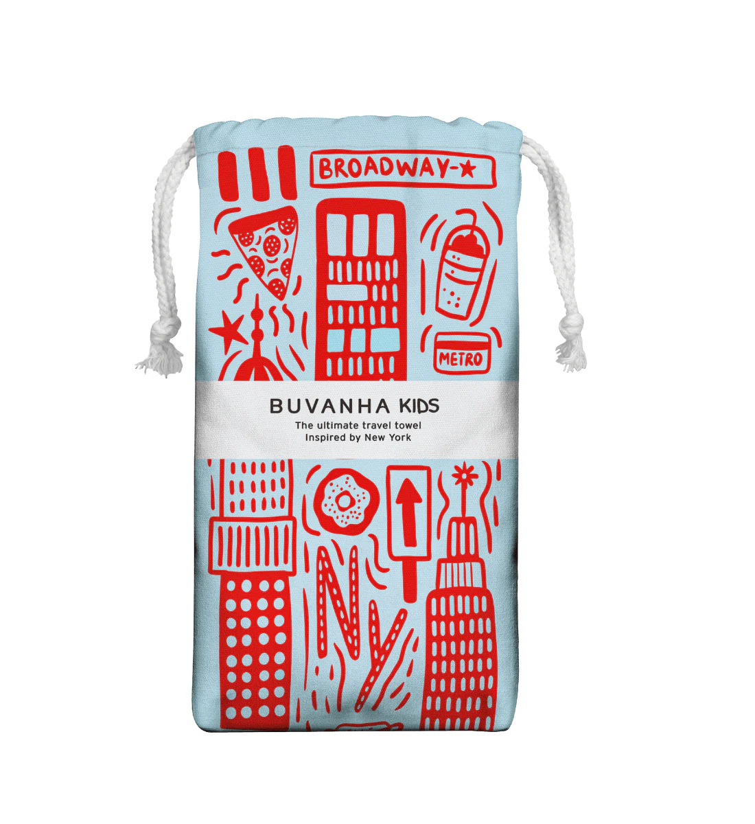 Kids Buvanha reishanddoek New York - Afbeelding 4