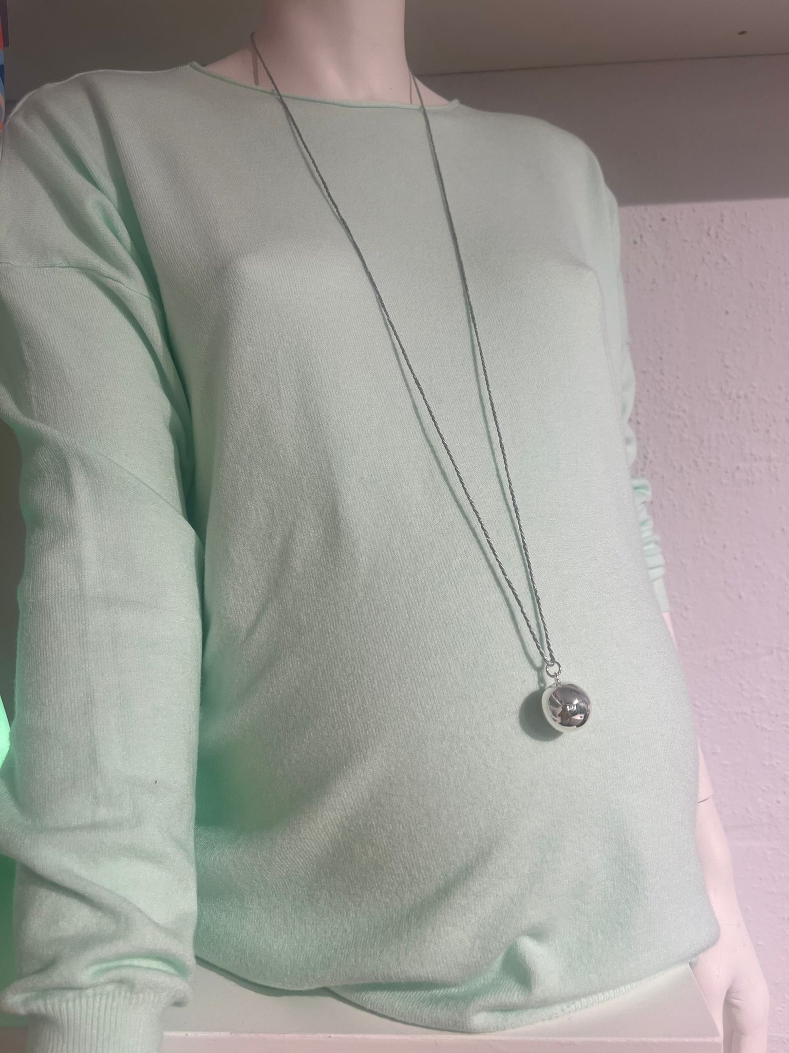 JOY Pregnancy Necklace silver - Afbeelding 3