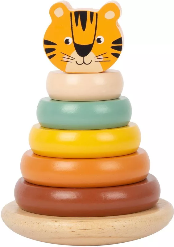 Small Foot - Stapeltoren Safari Tijger - Afbeelding 4