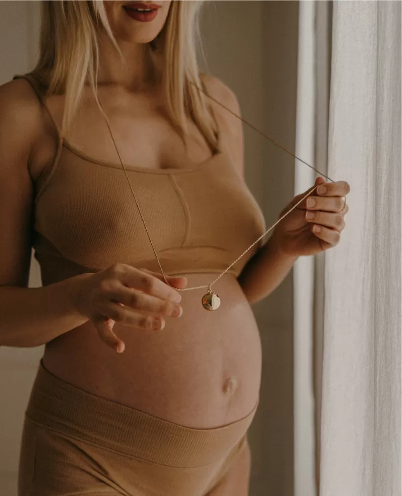 JOY Pregnancy Necklace rose - Afbeelding 3