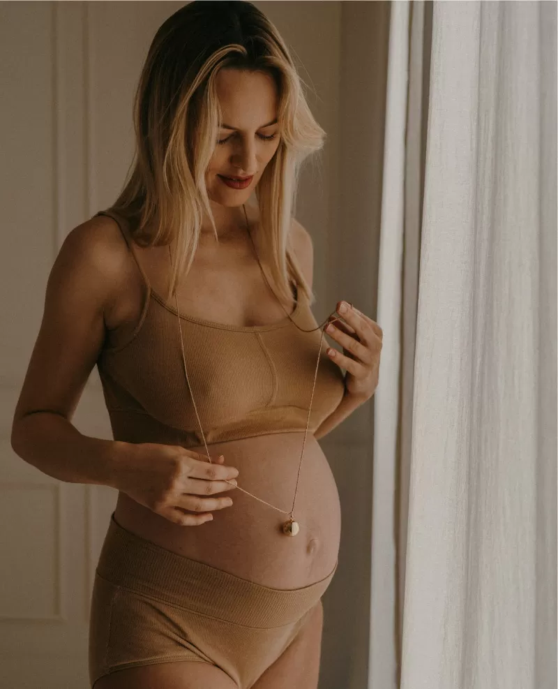 JOY Pregnancy Necklace rose - Afbeelding 4