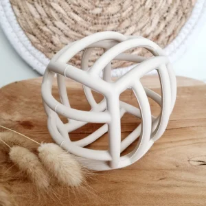 Siliconen flexibele motoriek bal - Beige