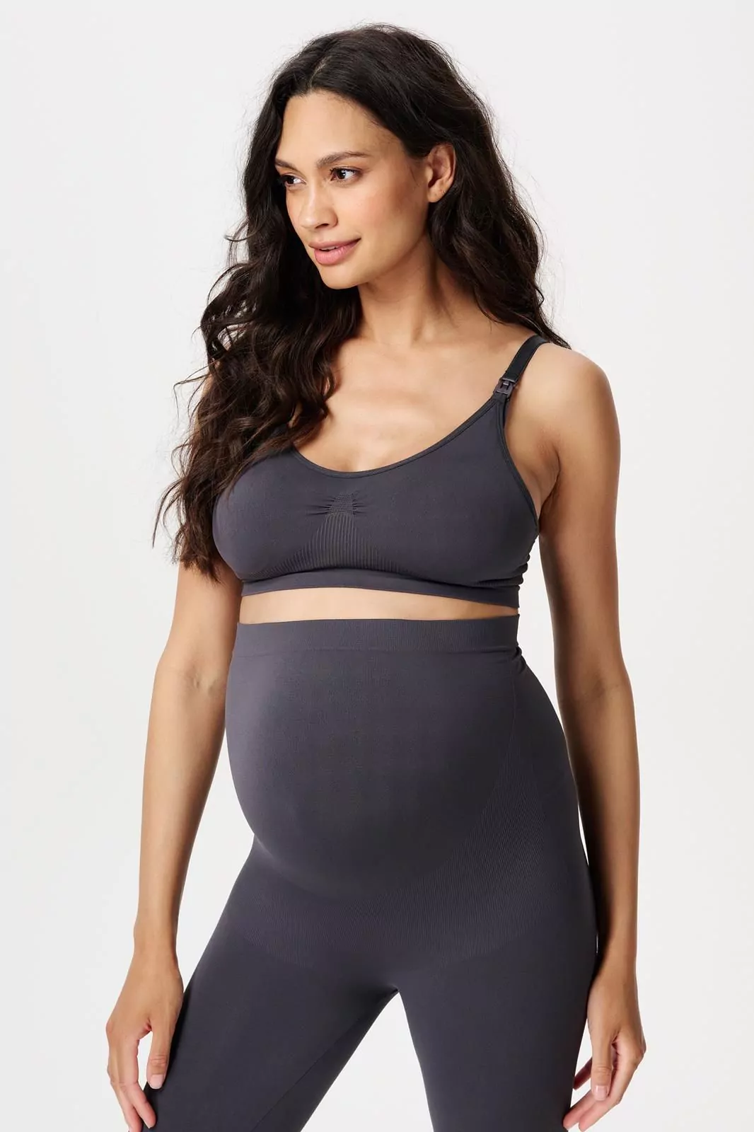 Noppies Maternity Naadloze voedingsbh Cleo - Forged Iron - Afbeelding 2
