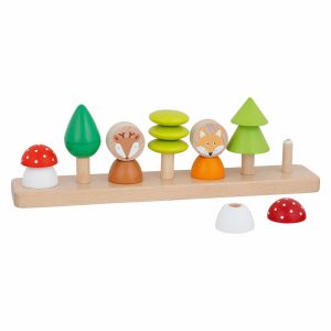 Goki Houten Kleur- en Vormspel Dieren in het bos