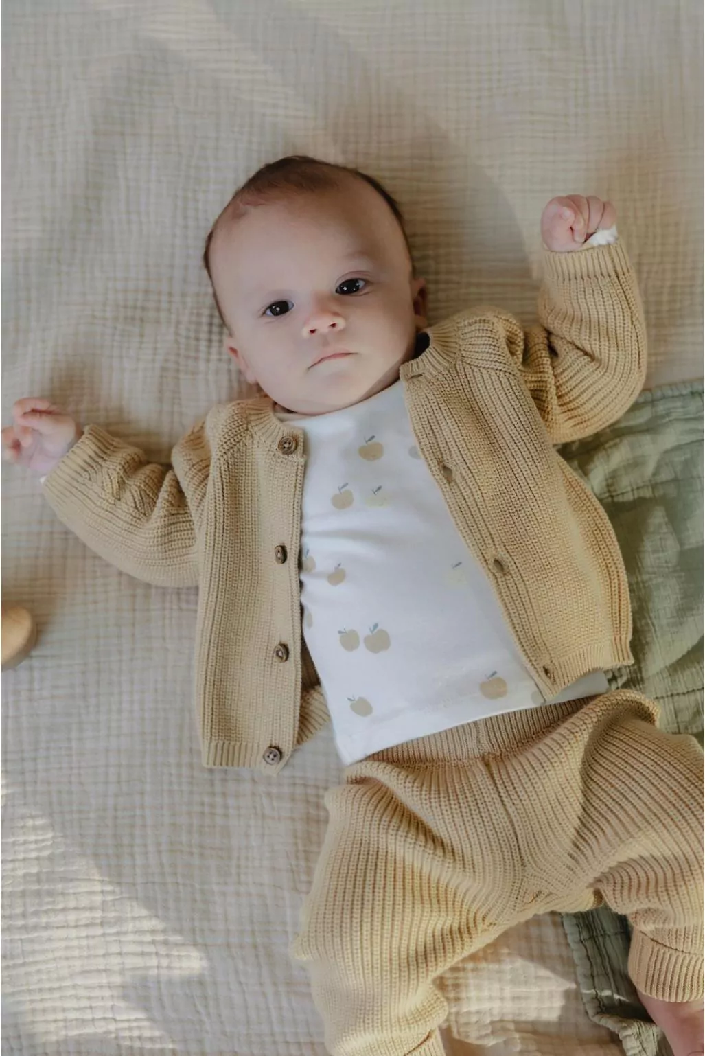 Noppies Newborn Longsleeve all over print - Egret - Afbeelding 3