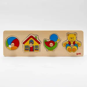 Goki steekpuzzel 4-delig
