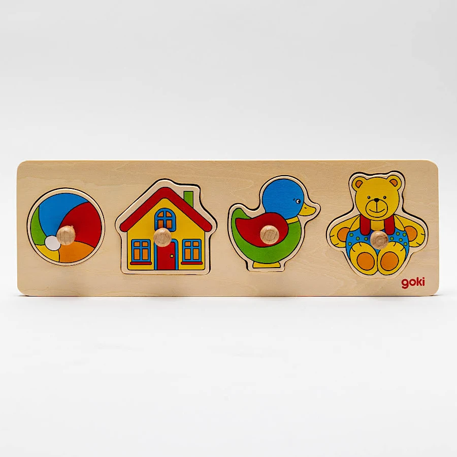 Goki steekpuzzel 4-delig