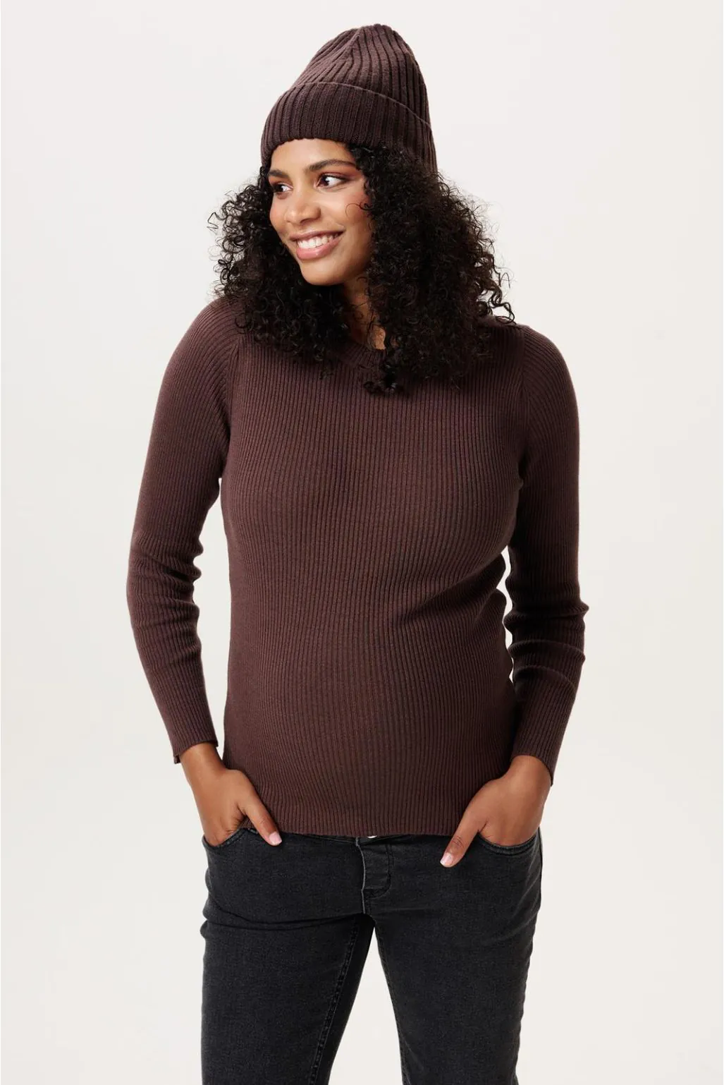 Noppies Maternity Longsleeve - brown